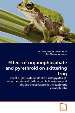portada effect of organophosphate and pyrethroid on skittering frog (en Inglés)
