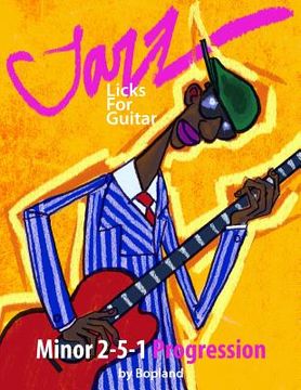 portada Jazz Licks For Guitar: Minor 2-5-1 (en Inglés)