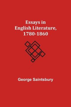 portada Essays in English Literature, 1780-1860