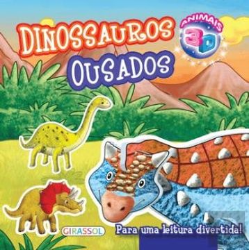 portada Animais 3d - Dinossauros Ousados