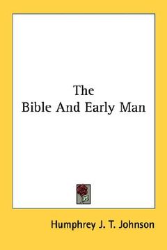 portada the bible and early man (en Inglés)