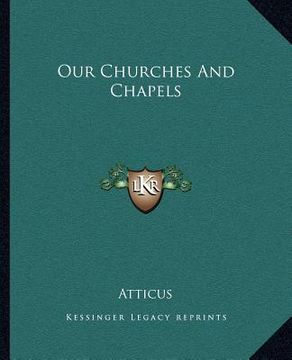portada our churches and chapels (en Inglés)