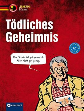 portada Tödliches Geheimnis a1: Deutsch Lernkrimi Comics (en Alemán)