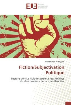 portada Fiction/Subjectivation Politique (OMN.UNIV.EUROP.)