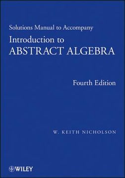 portada introduction to abstract algebra, solutions manual, 4th edition