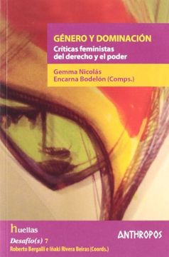 portada Genero y Dominacion: Criticas Feministas del Derecho y el Poder (in Spanish)