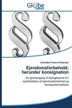 portada Ejendomsforbehold; Herunder Konsignation (Danish Edition)