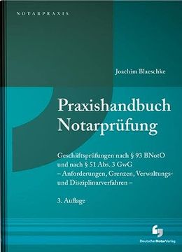 portada Praxishandbuch Notarprüfung (en Alemán)
