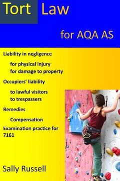 portada Tort Law for AQA AS: plus links to the non-substantive law (the English legal system) (en Inglés)