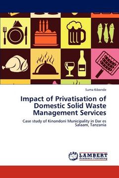 portada impact of privatisation of domestic solid waste management services (en Inglés)