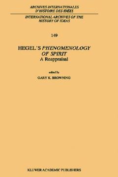 portada hegel's phenomenology of spirit a reappraisal (in English)