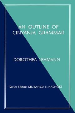 portada an outline of cinyanja grammar (in English)