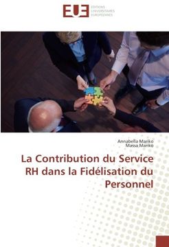 portada La Contribution du Service RH dans la Fidélisation du Personnel (French Edition)