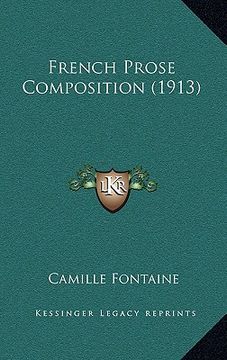 portada french prose composition (1913)
