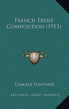 portada french prose composition (1913) (en Inglés)