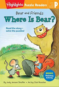 portada Bear and Friends: Where is Bear? (Highlights Puzzle Readers) (in English)