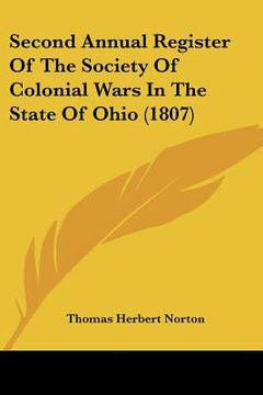 portada second annual register of the society of colonial wars in the state of ohio (1807) (in English)
