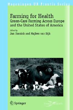 portada farming for health: green-care farming across europe and the united states of america (en Inglés)