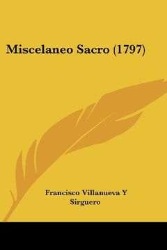 portada Miscelaneo Sacro (1797)