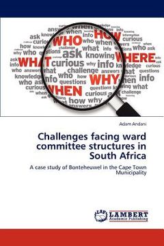 portada challenges facing ward committee structures in south africa (en Inglés)