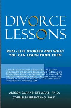 portada Divorce Lessons: Real Life Stories and What You Can Learn From Them (in English)