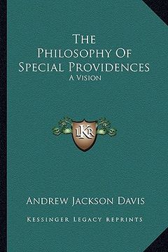 portada the philosophy of special providences: a vision