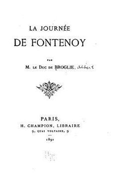portada La journée de Fontenoy (in English)