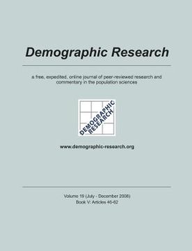 portada demographic research volume 19 book 5