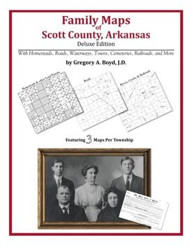 portada Family Maps of Scott County, Arkansas (en Inglés)