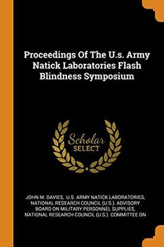portada Proceedings of the U. S. Army Natick Laboratories Flash Blindness Symposium (en Inglés)