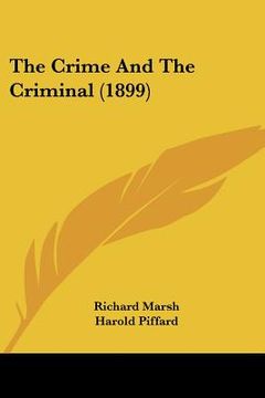 portada the crime and the criminal (1899) (en Inglés)