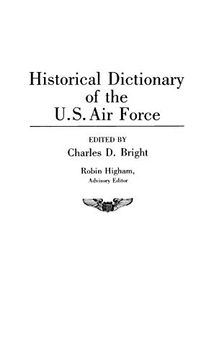 portada Historical Dictionary of the U. S. Air Force: (en Inglés)