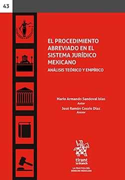 portada El Procedimiento Abreviado en el Sistema Jurídico Mexicano Análisis Teórico y Empírico (in Spanish)