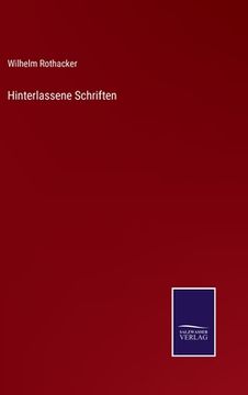 portada Hinterlassene Schriften (in German)