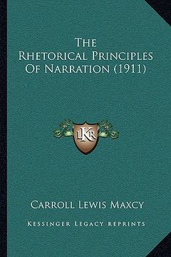 portada the rhetorical principles of narration (1911) (in English)