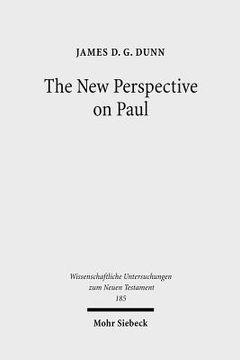 portada The New Perspective on Paul: Collected Essays (en Inglés)