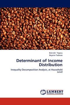 portada determinant of income distribution (in English)