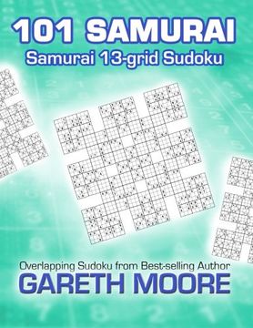portada Samurai 13-Grid Sudoku: 101 Samurai (en Inglés)