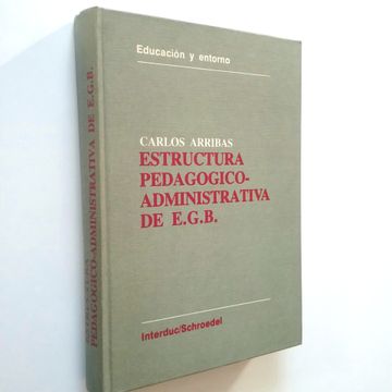 portada Estructura Pedagogica Administrativa de e. G. B.