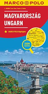 portada Marco Polo Länderkarte Ungarn 1: 300 000 (en Alemán)