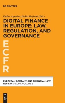 portada Digital Finance in Europe: Law, Regulation, and Governance (en Inglés)