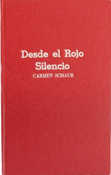 portada Desde el Rojo Silencio (in Spanish)