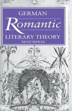 portada German Romantic Literary Theory (Cambridge Studies in German) 