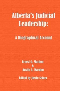 portada alberta's judicial leadership: a biographical account (en Inglés)