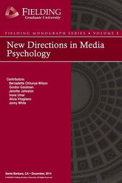 portada New Directions in Media Psychology (en Inglés)
