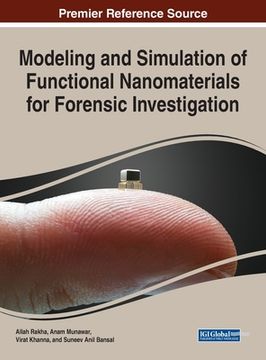 portada Modeling and Simulation of Functional Nanomaterials for Forensic Investigation (en Inglés)