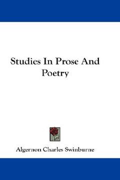 portada studies in prose and poetry (en Inglés)