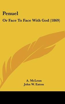 portada penuel: or face to face with god (1869) (in English)