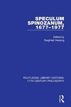 portada Speculum Spinozanum, 1677-1977 (Routledge Library Editions: 17Th Century Philosophy) (en Inglés)