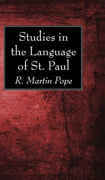 portada Studies in the Language of st. Paul (en Inglés)